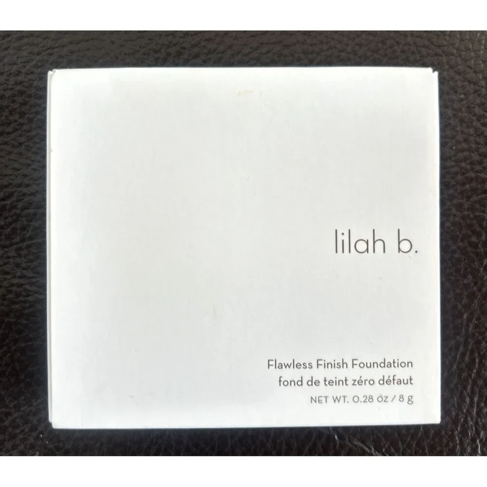 Lilah b Flawless Finish Foundation ~ b pure ~ 0.28 oz / 8 g ~ New In Box Sealed